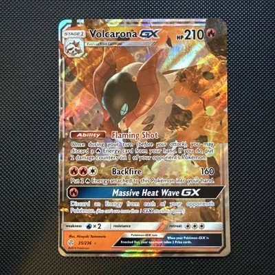 Volcarona GX 35/236 Sm-Cosmic Eclipse Holo - Image 1 of 2