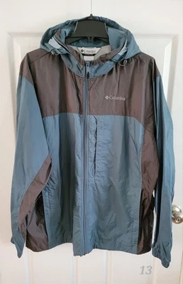 Chaqueta de lluvia Columbia de dos tonos XL para hombre Foto 1 de 4