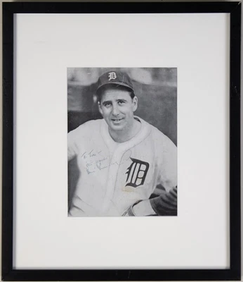 ХЭНК ГРИНБЕРГ — ФОТОГРАФИЯ С АВТОГРАФОМ - Изображение 1 из 2