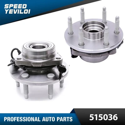 Pair Front Wheel Hub Bearing Assembly For 00-06 Chevy Tahoe Silverado 1500 GMC - Image 1 of 4