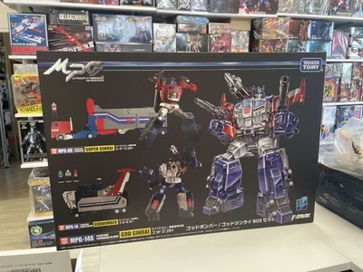 Takaratomy Transformers Masterpiece Gattai MPG-09 Super Jinrai + MPG-14S God Bom - Immagine 1 di 4