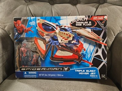 Spiderman Triple Blast Hover Jet Hasbro 2007 Coleccionable Nuevo y Precintado Foto 1 de 4
