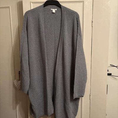 H & M Long Grey Cardigan Size XL - Image 1 of 3