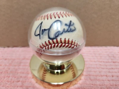 De Colección Joe Carter AUTOGRAFIADO Béisbol ROALB Indios "DiMag" COLECCIÓN PATRIMONIAL  Foto 1 de 2