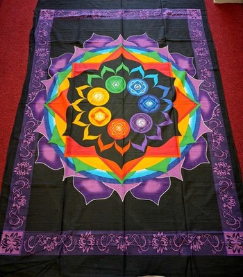 Rainbow Chakra Tapestry XL - Image 1 of 3