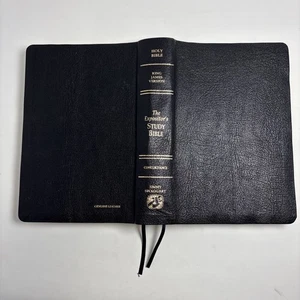 The Expositor's Leather Study Bible KJV Version w/Concordance, Jimmy Swaggart - Imagen 1 de 23