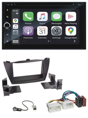 Blaupunkt 2DIN Bluetooth DAB USB DVD MP3 Autoradio für Hyundai Tucson 2010-2015 - Bild 1 von 4
