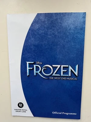 FROZEN The Musical theatre PROGRAMME Samatha Barks - Image 1 of 4