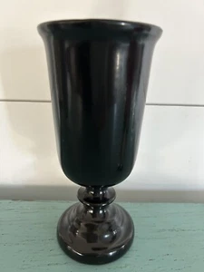 Vintage National Sanitation Foundation Black Vase 7.25 inches USA Metal - Picture 1 of 2