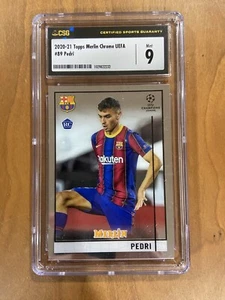 Merlin 2020-21 cromo UCL refractor de fútbol #89 Pedri radiocontrol novato CSG 9 como nuevo - Imagen 1 de 2
