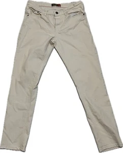Weatherproof Vintage Mens White Jeans 34x32 Slim Comfort 2-Way Stretch Denim NEW - Picture 1 of 4