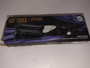 Hot Tools Professional Stylist Preferred Nano Ceramic Deep Waver Extra Deep Plat - Picture 1 of 6