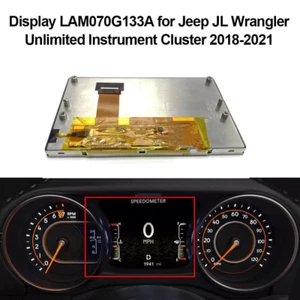 1/2/3PCS Display LAM070G133A For Jeep JL Wrangler Unlimited Instrument Cluster - Picture 1 of 7