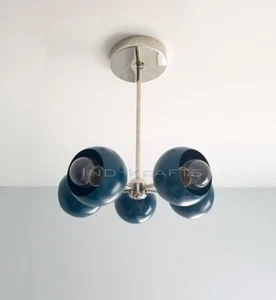 Lampadario paralume a bulbo per interni arredamento casa design anni 50 luce ... - Foto 1 di 5
