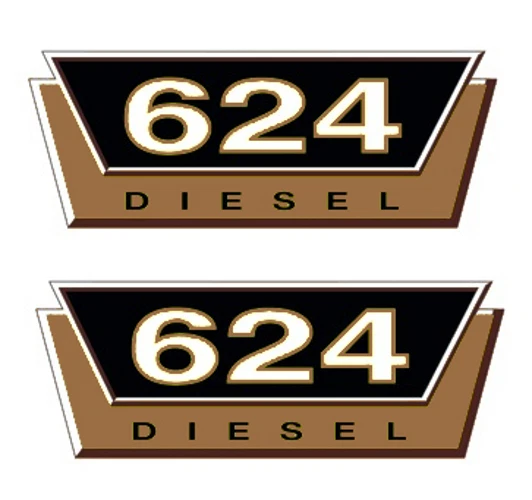 IHC Mc Cormick Typenaufkleber 624 Gold 2 x Logo Emblem Sticker Label ca.20x7,5cm - Bild 1 von 1