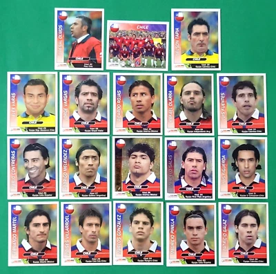 2004 Navarrete Copa America #E12 CHILE SOCCER TEAM Sticker Promo MARCELO SALAS - Image 1 of 4