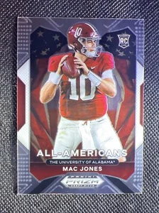 Panini Prizm 2021 selecciones del draft AllAmericans novato Mac Jones Alabama Crimson Tide - Imagen 1 de 6