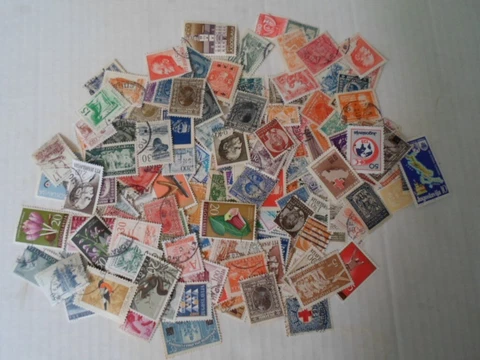 Collection lot 210 different stamps of old Yugoslavia Cover