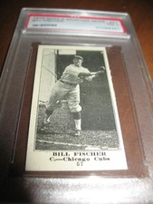 1916 M101-4 Sporting News #57 Bill Fischer PSA NM 7 ~Chicago Cubs~