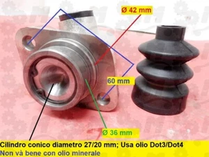 Pompa olio freni per carrello elevatore Pieralisi Fenwick Fiat OM Komatsu OMG BT - Picture 1 of 7