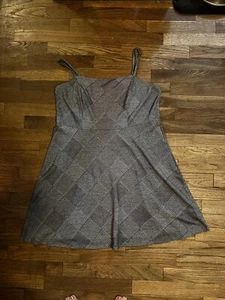 Forever 21+ Women Grey/Black Checkered Plaid Mini Summer Short Dress Size 2x - Picture 1 of 5