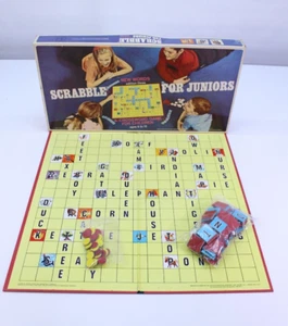 VTG 1968 Scrabble For Juniors Board Game 3rd Edition Selchow & Righter COMPLETE - Picture 1 of 13