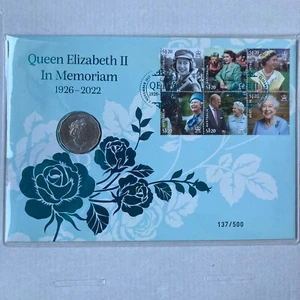 2023 Impressions In Memoriam Queen Elizabeth II Prestige PNC 50c Coin ONLY 500 - Bild 1 von 2