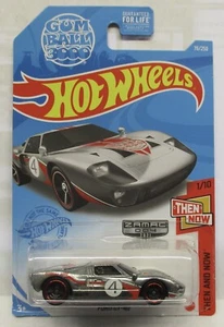 2021 HOT WHEELS ZAMAC FORD GT-40 GUMBALL 3000 THEN AND NOW 1/10 - Picture 1 of 2