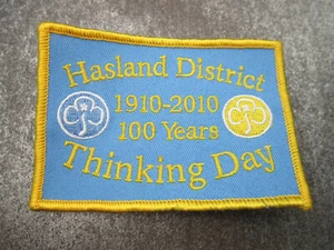 Thinking Day Centenary 2010 Girl Guides Cloth Patch Badge L5K A - Picture 1 of 2