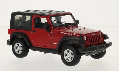 Welly Jeep Wrangler Red 1:24 - Image 1 of 1