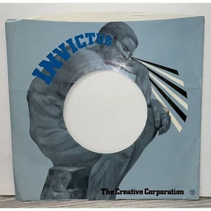 Invictus 45 RPM Vinyl Record Sleeve Blue Thinking Man Creative Corporation - Bild 1 von 5