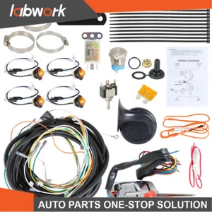 Labwork LED Turn Signal Light Kit w/Horn Column Turn Switch for Polaris Honda - Picture 1 of 8