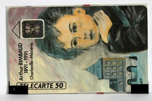 Télécarte privée/publique En116 RIMBAUD NAVEAU Sc4 50U 1991 NSB - Picture 1 of 2