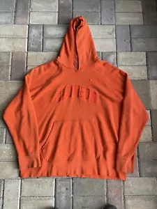 2000s Clemson University Nike Hoodie Mens Pullover Nike Swoosh Orange Heavy XL - Picture 1 of 9