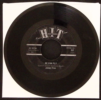 JALOPY, JACK JONES & JETSET BAND FIVE WE CAN FLY/JUDY... VINYL 45 VG 42-14 - Image 1 of 2