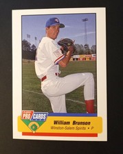 1994 Fleer ProCards Carolina League All-Stars Game William Brunson #CAR46