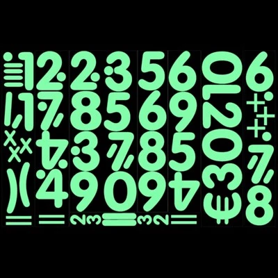 ⭐ verschiedene Leuchtzahlen 1-100 Leuchtsterne nachleuchtend w. deut. HP-Folie© - Bild 1 von 4