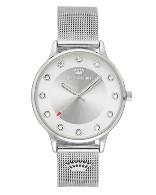 Juicy Couture ‘Black Label’ Quartz Wristwatch Silver Rhinestone Dial JC/1128 - image 1 of 4