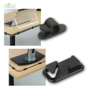 Kabelclips Set selbstklebend schwarz Kabelhalter Kabelbefestigung Kabelklemmer - Bild 1 von 8