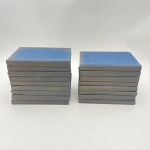 LOT OF 17 Yale Works Of William Shakespeare Blue Hardcover Set VINTAGE BOOKS - Foto 1 di 12