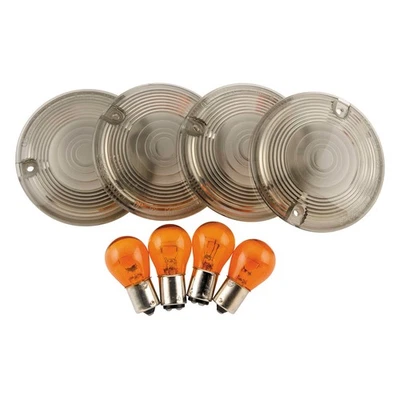2012 Harley Davidson FLHR Road King Turn Signal Lens Kit - Smoked - Image 1 of 2
