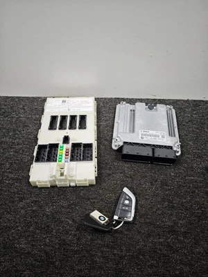 BMW X5 X6 F15 F16 40dX N57D30B CENTRALINA MOTORE ECU DDE FEM SET CHIAVI 8586544 - Immagine 1 di 4