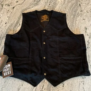 Gilet denim Milwaukee Performance nuovo con etichetta nero tasca pistola 4XL - Foto 1 di 8