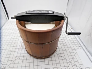Richmond Cedar Works Frost King 5 Qt Vintage Manual Ice Cream Freezer Maker USA - Picture 1 of 19