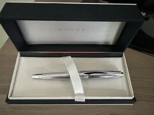MINT Cross Apogee Rollerball Pen Silver Barley Engraving - Picture 1 of 3
