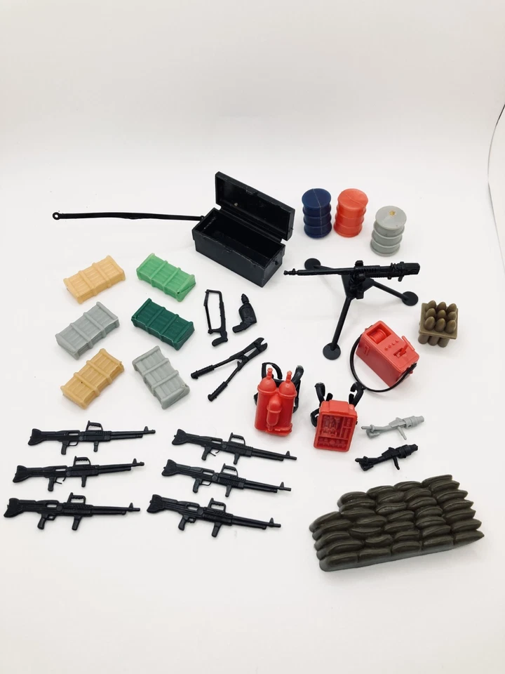 Lote A-Team Mochila de Arma Caixa Ferramenta Chama 1983 3.75 Figura de Ação Vintage A - Imagem 1 de 1