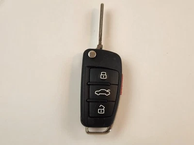 FOR PARTS ONLY ORIGINAL AUDI A3 11-17 WIDE BLADE OEM FLIP KEY LESS REMOTE FOB US - Image 1 of 4