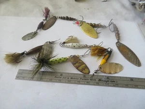 FISHING LURE LOT OF VINTAGE 3 CP SWING AND 5 SHYSTER - Picture 1 of 3