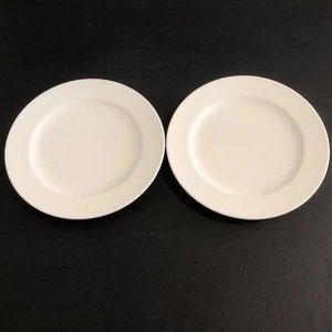 "2 platos de ensalada blancos Villeroy & Boch Luxembourg TIPO 8 1/4"" patrón descontinuado" - Imagen 1 de 5