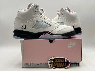 DS Nuevo Nike Air Jordan Retro 5 Mediano Suave Rosa Talla 11.5 Auténtico 3M 2025 OG Foto 1 de 4